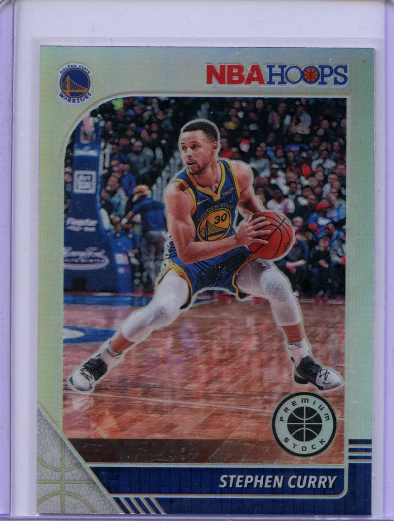 2019-20 Hoops Premium Stephen Curry Silver