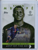 2023-24 Topps UEFA CC Kylian Mbappe Best Of The Best