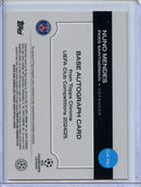 2024-25 Topps Chrome UEFA Club Comps Nuno Mendes Green Lava Autograph 79/99