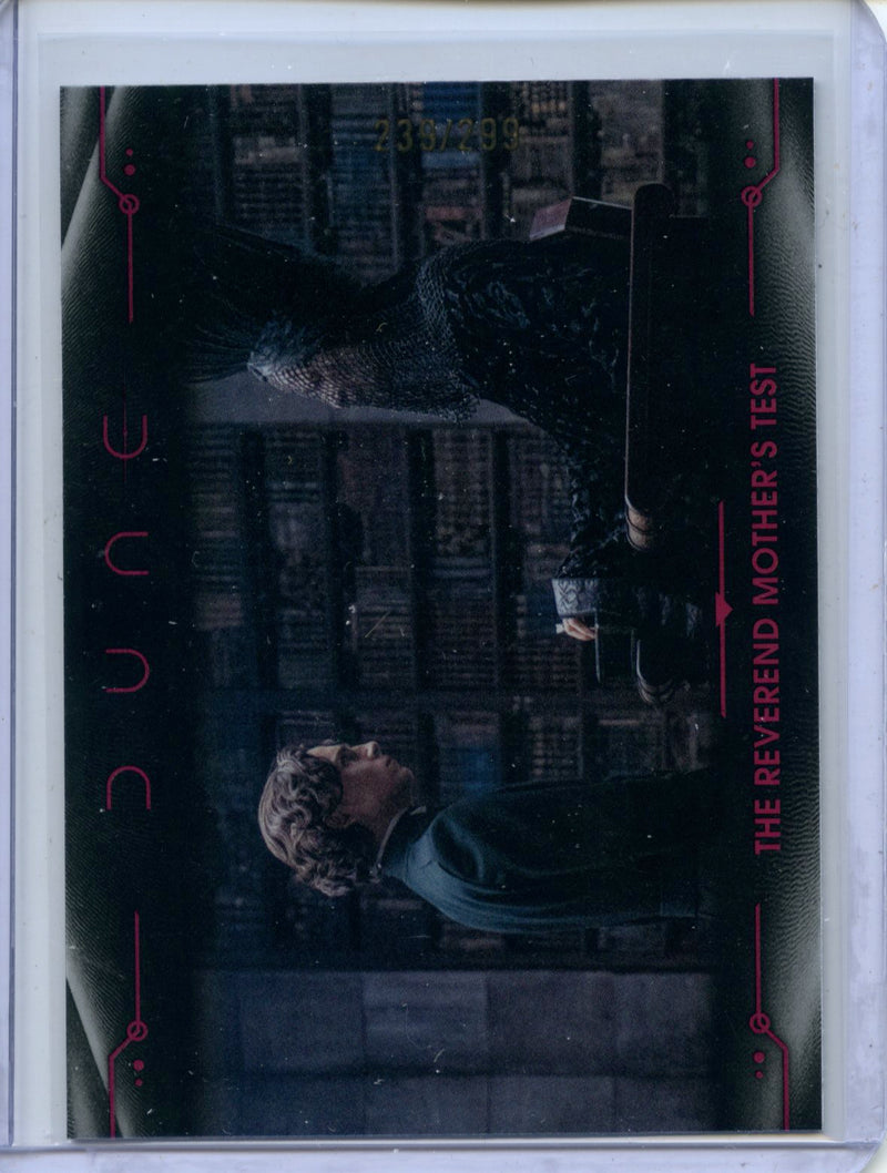 2024 Topps Dune Chrome The Reverend Mother's Test Magenta 239/299