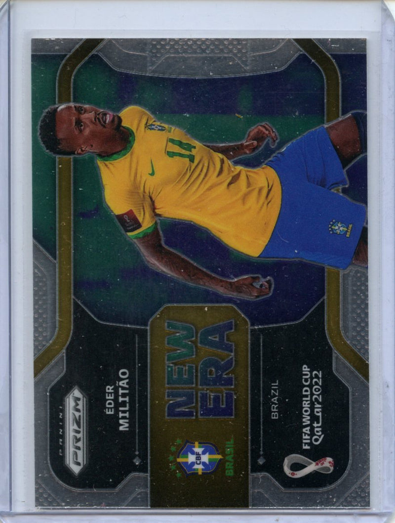 2022 Panini Prizm FIFA World Cup Qatar Eder Militao New Era