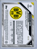 2021-22 Topps Chrome UEFA CL Giovanni Reyna Black & Gold Starball 3/30