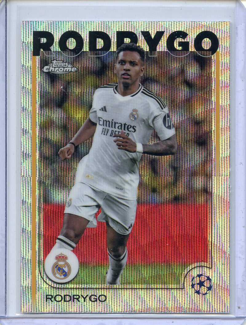 2024-25 Topps Chrome UEFA Club Comps Rodrygo Wave