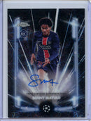 2024-25 Topps Chrome UEFA Club Comps Senny Mayulu Black Lazer Autograph