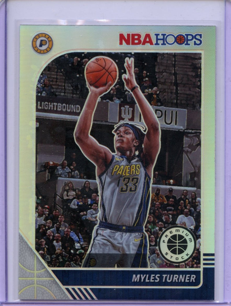 2019-20 Hoops Premium Myles Turner Silver