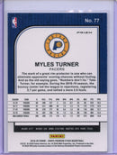 2019-20 Hoops Premium Myles Turner Silver