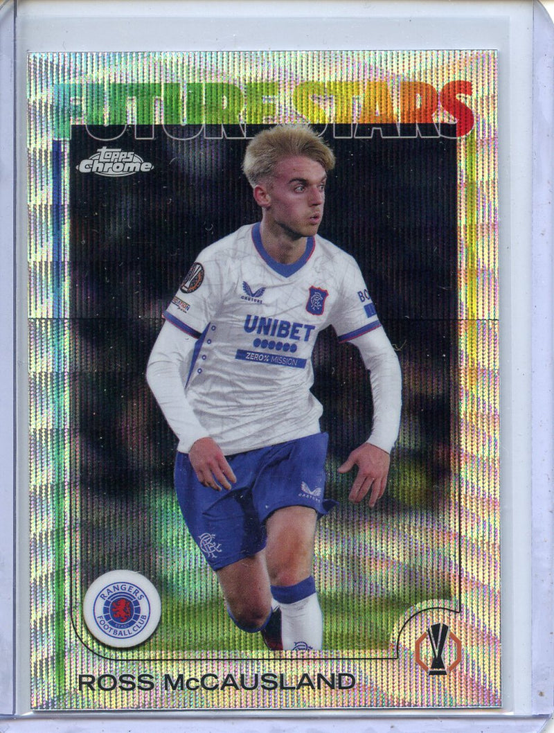 2024-25 Topps Chrome UEFA Club Comps Ross McCausland Wave