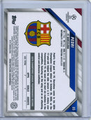 2021-22 Topps Chrome UEFA CL Pedri Aqua Lava