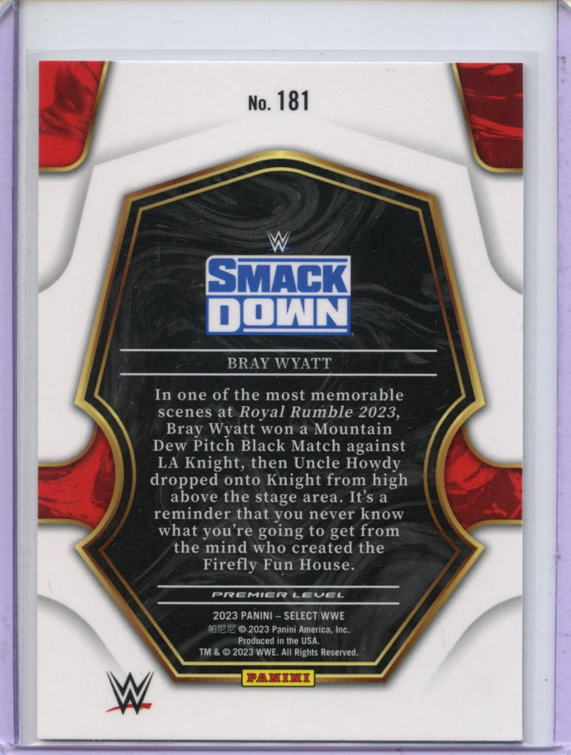 2023 Panini Select WWE Bray Wyatt Premier Level