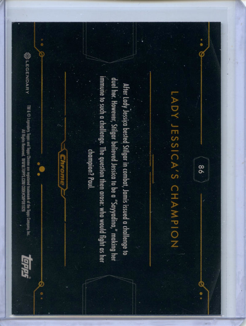 2024 Topps Dune Chrome Lady Jessica's Champion Magenta 222/299