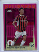 2024-25 Topps Chrome UEFA Club Comps Tijjani Reijnders Pink 15/250