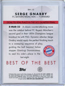 2023-24 Topps UEFA CC Serge Gnabry Best Of The Best