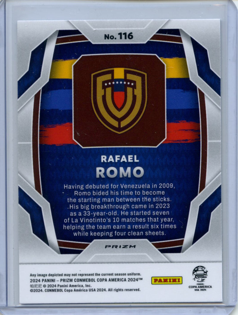 2024 Panini Prizm Copa America Ronald Rafael Romo Ice Prizm