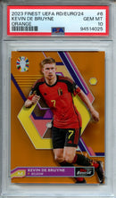 2023 Finest Road To Euro 2024 Kevin De Bruyne Orange Refractor 17/25
