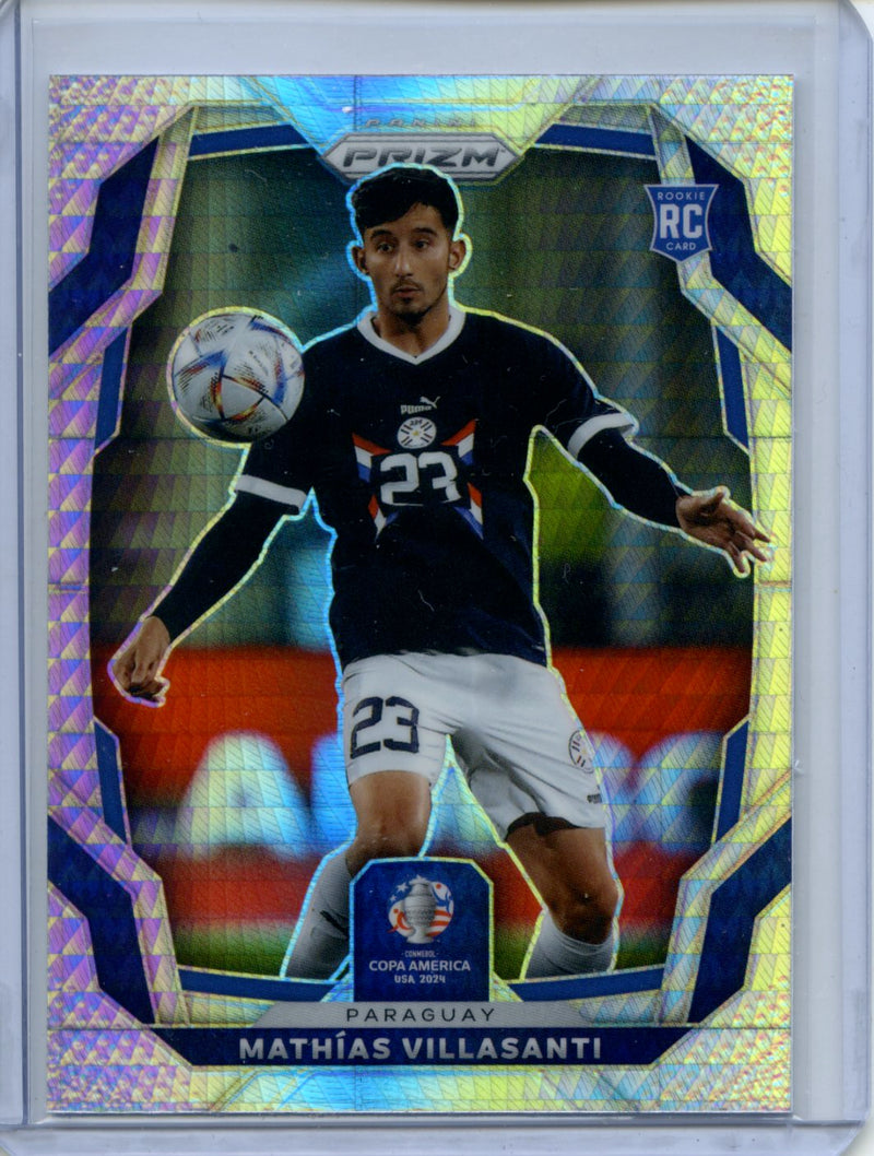 2024 Panini Prizm Copa America Mathias Villasanti Hyper Prizm