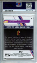 2023 Finest Road To Euro 2024 Kevin De Bruyne Orange Refractor 17/25