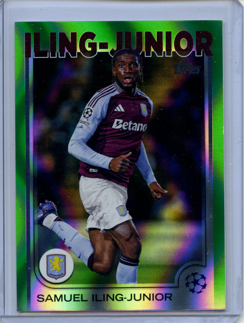2024-25 Topps UEFA Club Competitions Samuel Iling-Junior Green Flowfractor