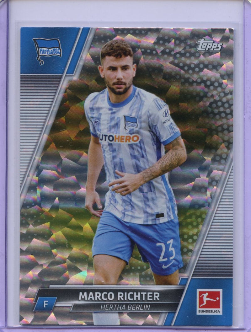 2021-22 Topps Bundesliga Soccer Marco Richter Speckle Foil