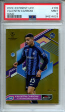 2022-23 Finest UEFA Club Competitions Valentin Carboni Gold Refractor 6/50