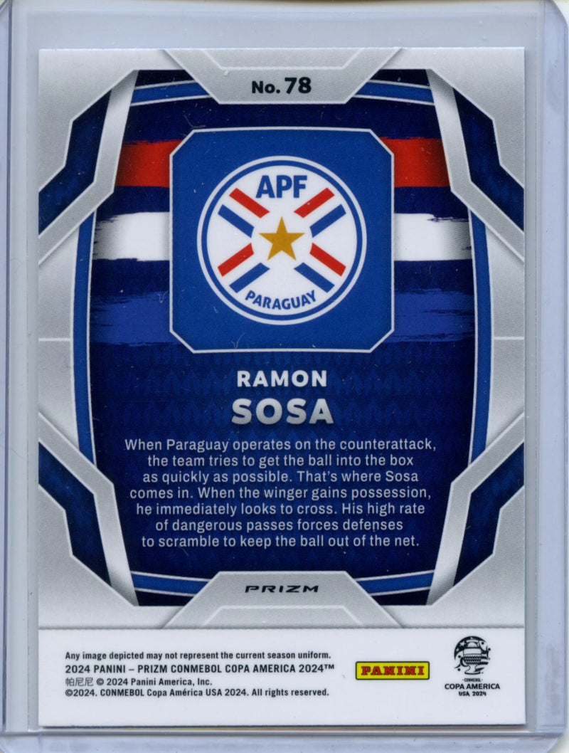 2024 Panini Prizm Copa America Ramon Sosa Hyper Prizm