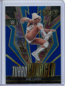 2024 Panini Select WWE Jade Cargill Turbo Charged Blue 19/49