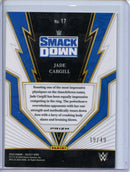 2024 Panini Select WWE Jade Cargill Turbo Charged Blue 19/49