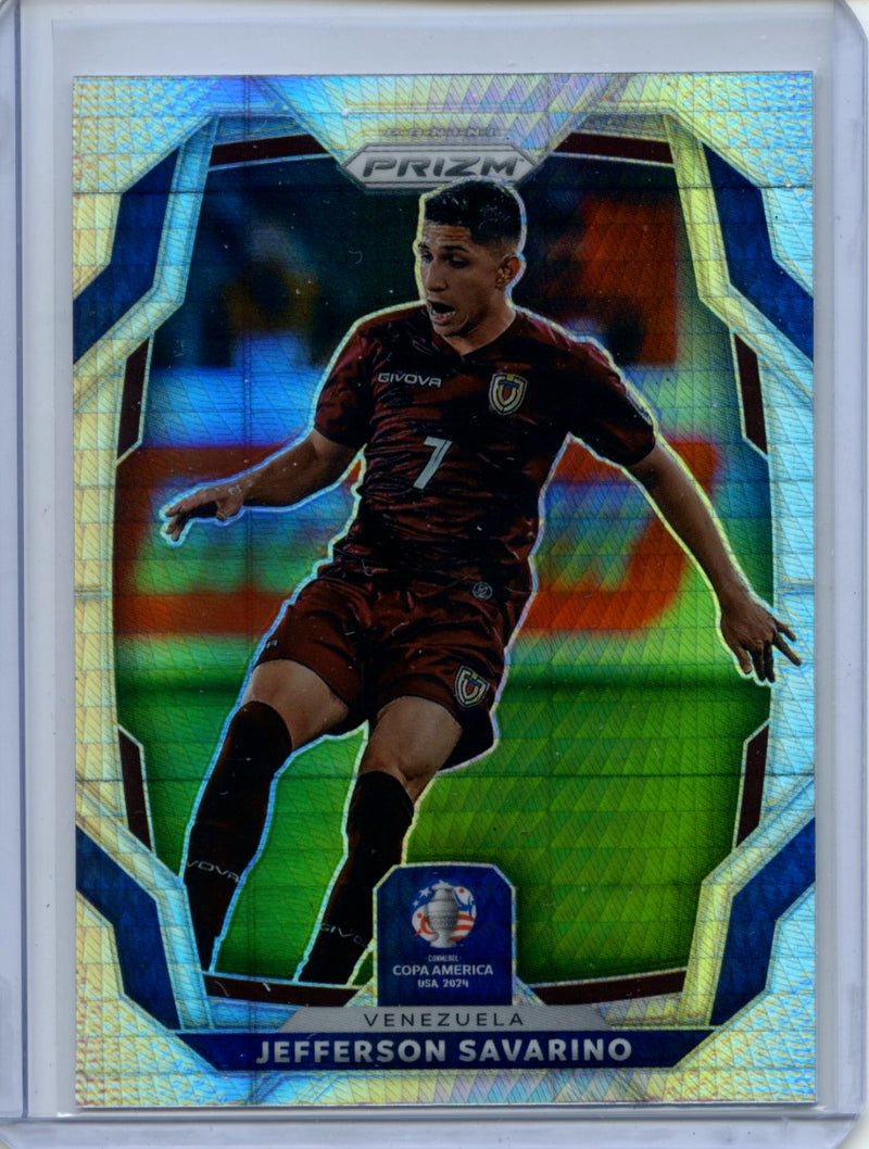 2024 Panini Prizm Copa America Jefferson Savarino Hyper Prizm