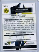 2020-21 Bundesliga Finest Mats Hummels Orange Autograph 14/15