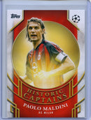 2024-25 Topps UEFA Club Competitions Paolo Maldini Historic Captains