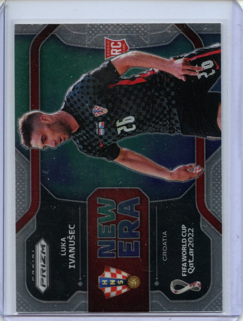 2022 Panini Prizm FIFA World Cup Qatar Luka Ivanusec New Era