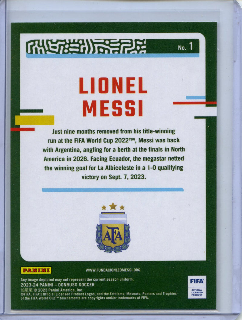2023-24 Donruss FIFA Lionel Messi Silver