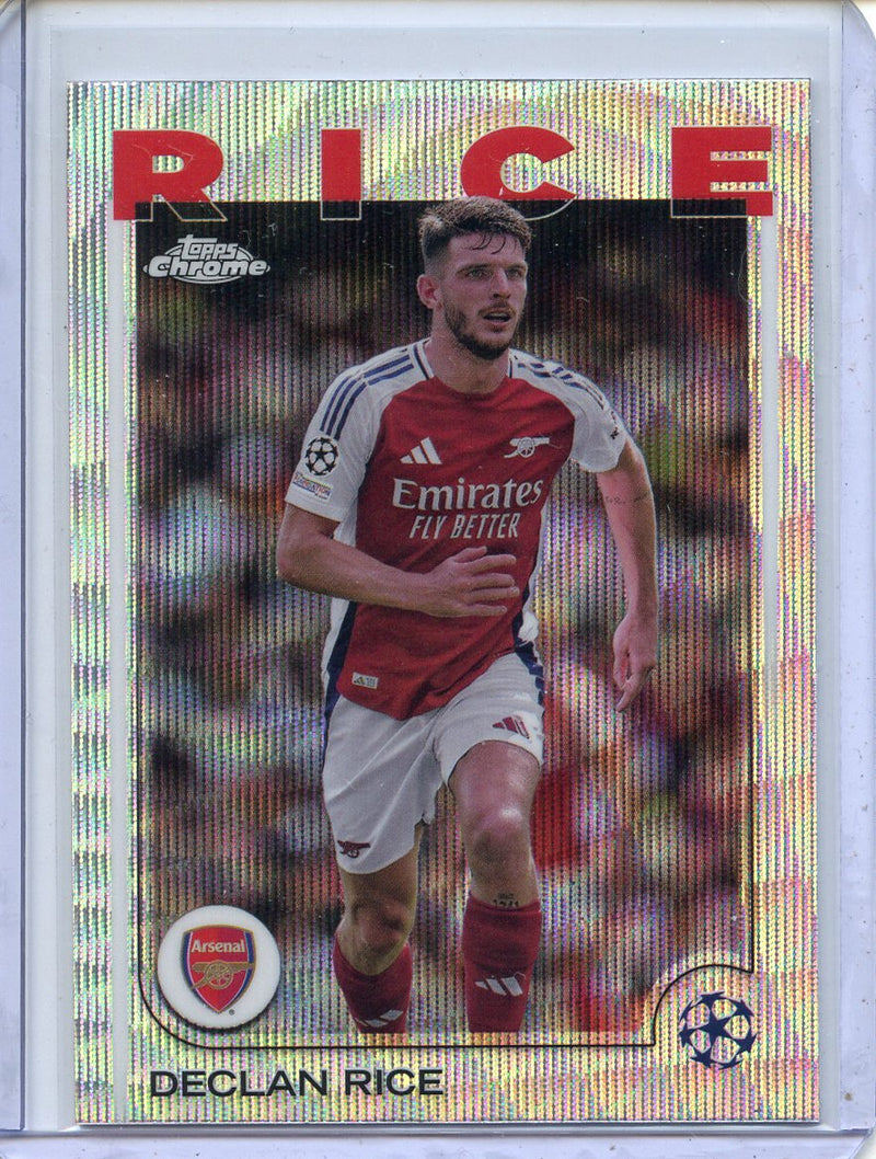 2024-25 Topps Chrome UEFA Club Comps Declan Rice Wave