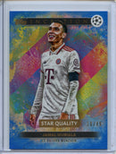 2024-25 Topps Inception UEFA Club Comps Jamal Musiala Star Quality Blue 36/49