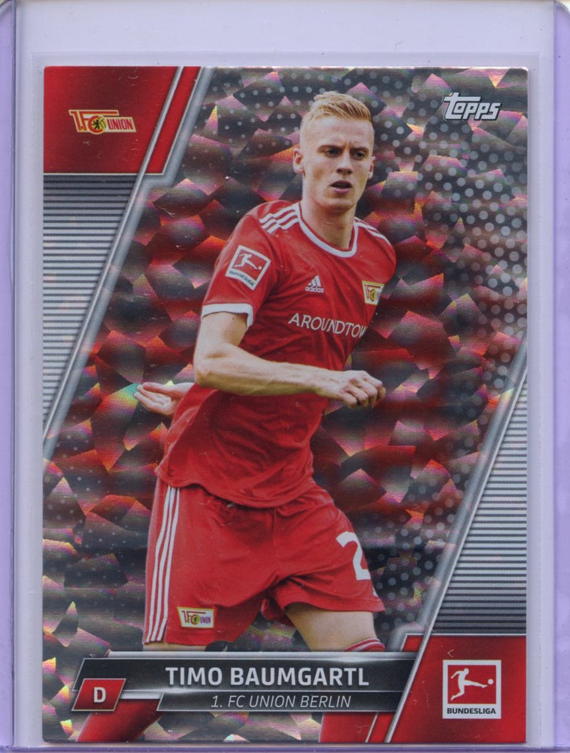 2021-22 Topps Bundesliga Soccer Timo Baumgartl Speckle Foil