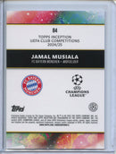 2024-25 Topps Inception UEFA Club Comps Jamal Musiala Star Quality Blue 36/49