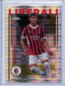 2024-25 Topps Chrome UEFA Club Comps Mattia Liberali Pulsar
