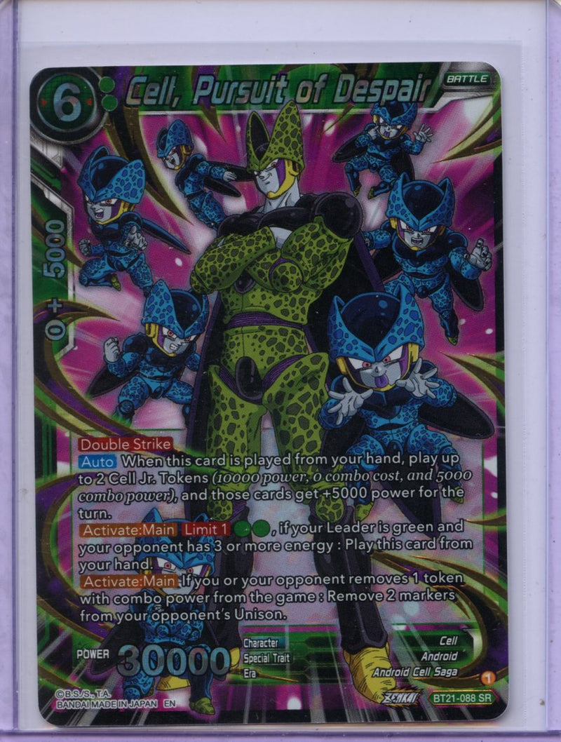 Cell, Pursuit of Despair - Wild Resurgence BT21-088 SR Foil