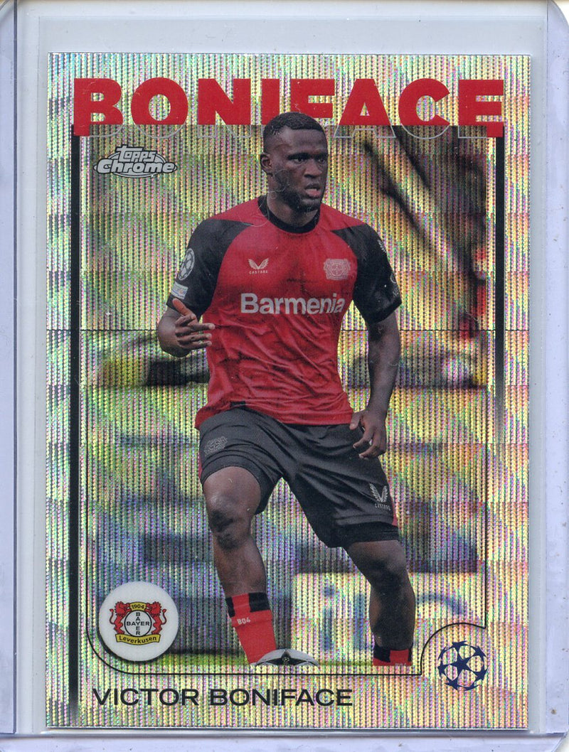 2024-25 Topps Chrome UEFA Club Comps Victor Boniface Wave