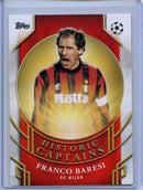 2024-25 Topps UEFA Club Competitions Franco Baresi Historic Captains
