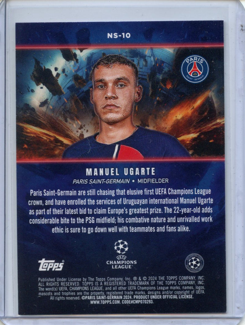 2023-24 Topps UEFA CC Manuel Ugarte Now Starring