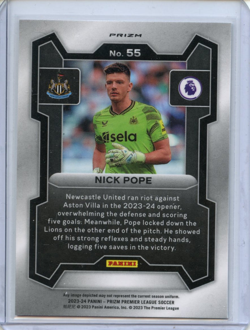 2023-24 Prizm Premier League Nick Pope Breakaway Prizm