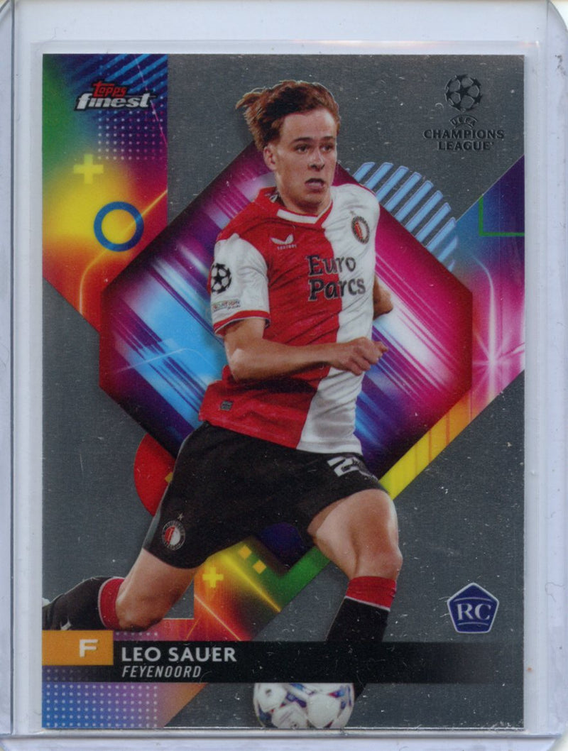 2023-24 Topps Finest UEFA Club Competitions Leo Sauer