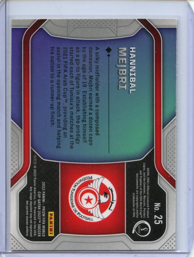 2022 Panini Prizm FIFA World Cup Qatar Hannibal Mejbri New Era