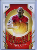 2024-25 Topps UEFA Club Competitions Patrick Vieira Historic Captains