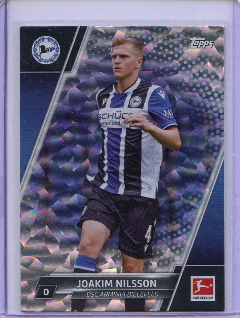 2021-22 Topps Bundesliga Soccer Joakim Nilsson Speckle Foil