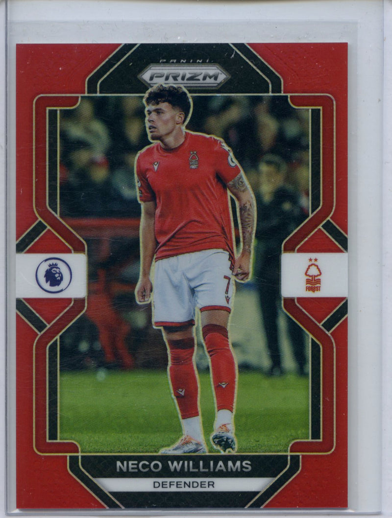 2022-23 Prizm Premier League Neco WIlliams Red Prizm 27/149