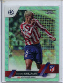 2022-23 Topps Chrome UEFA Club Comps Antoine Griezmann Aqua Wave 8/199
