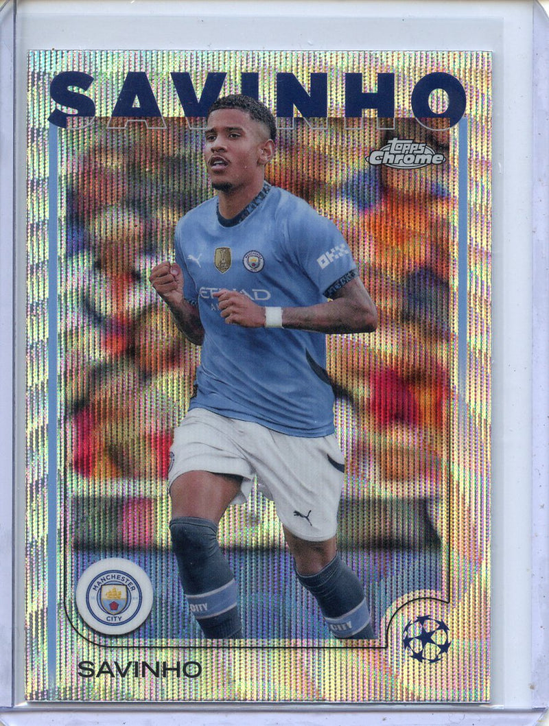 2024-25 Topps Chrome UEFA Club Comps Savinho Wave