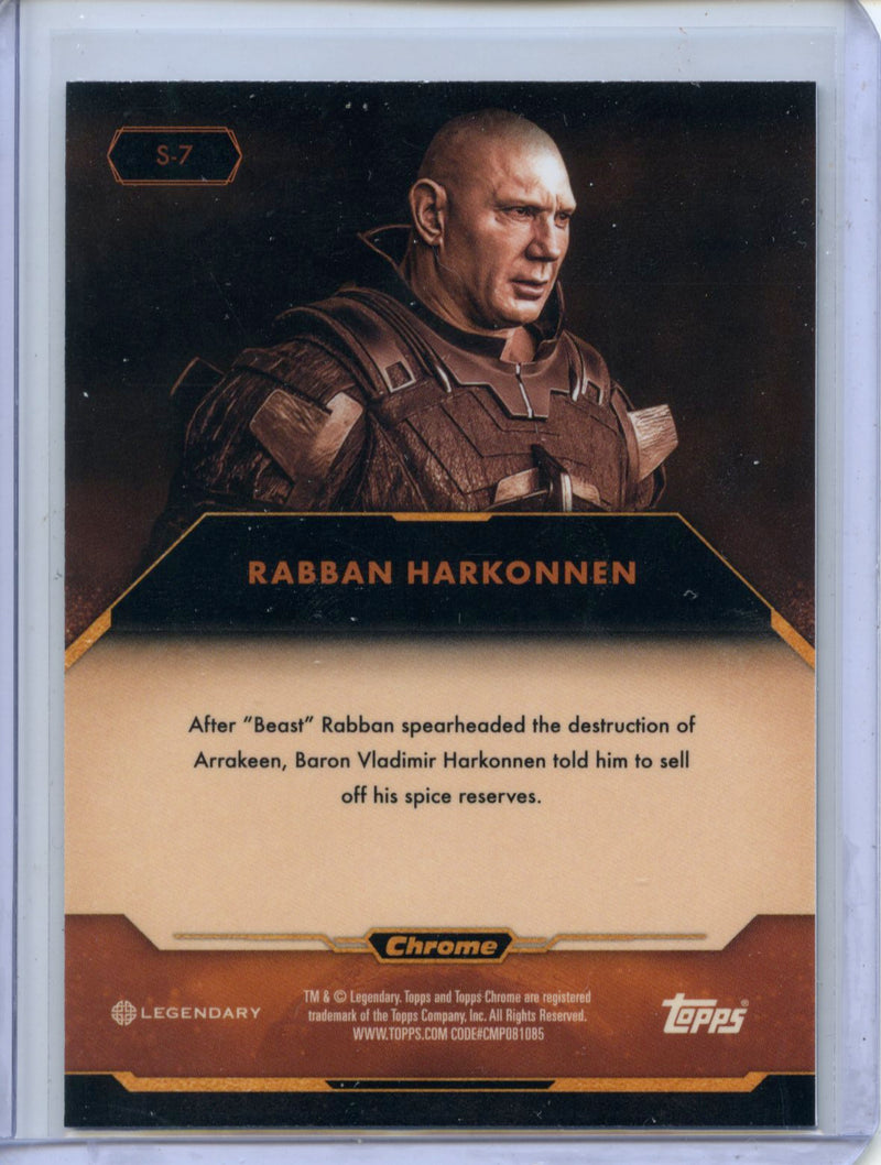 2024 Topps Dune Chrome Rabban Harkonnen Spice