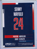 2024-25 Topps PSG Team Set Senny Mayulu First Team Yellow 6/50